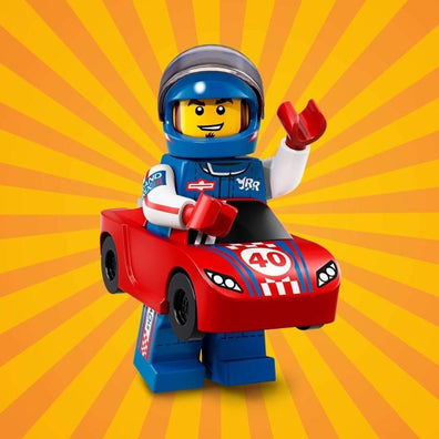 LEGO Minifigure-Race Car Guy-Collectible Minifigures / Series 18-COL18-13-Creative Brick Builders
